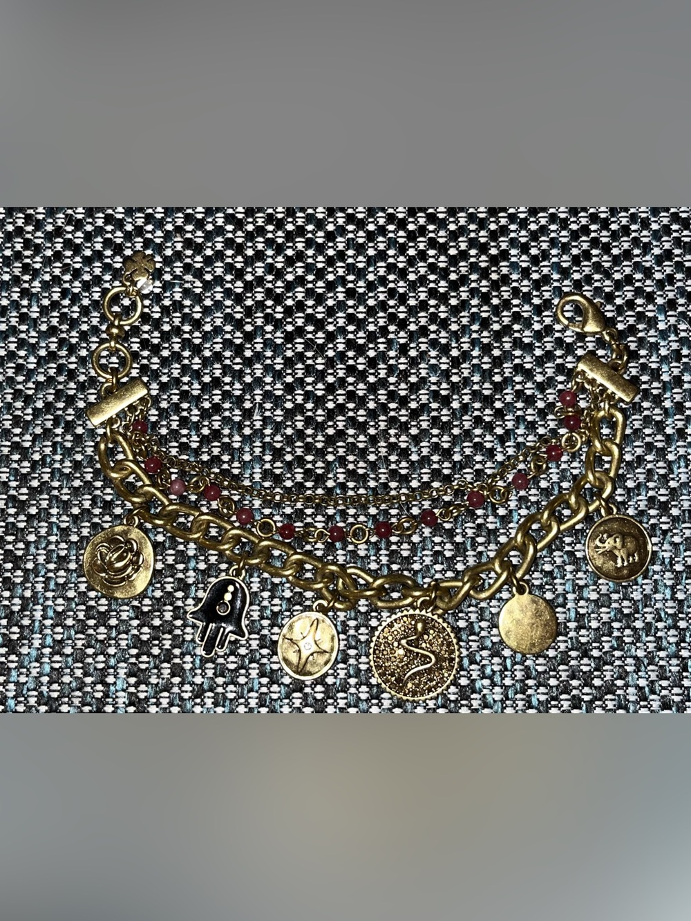*Rare* Lucky Brand Multi-Strand Good Luck Charm Bracelet - Picture 6 of 10